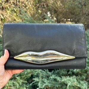 Diane von Furstenberg famous lip handbag